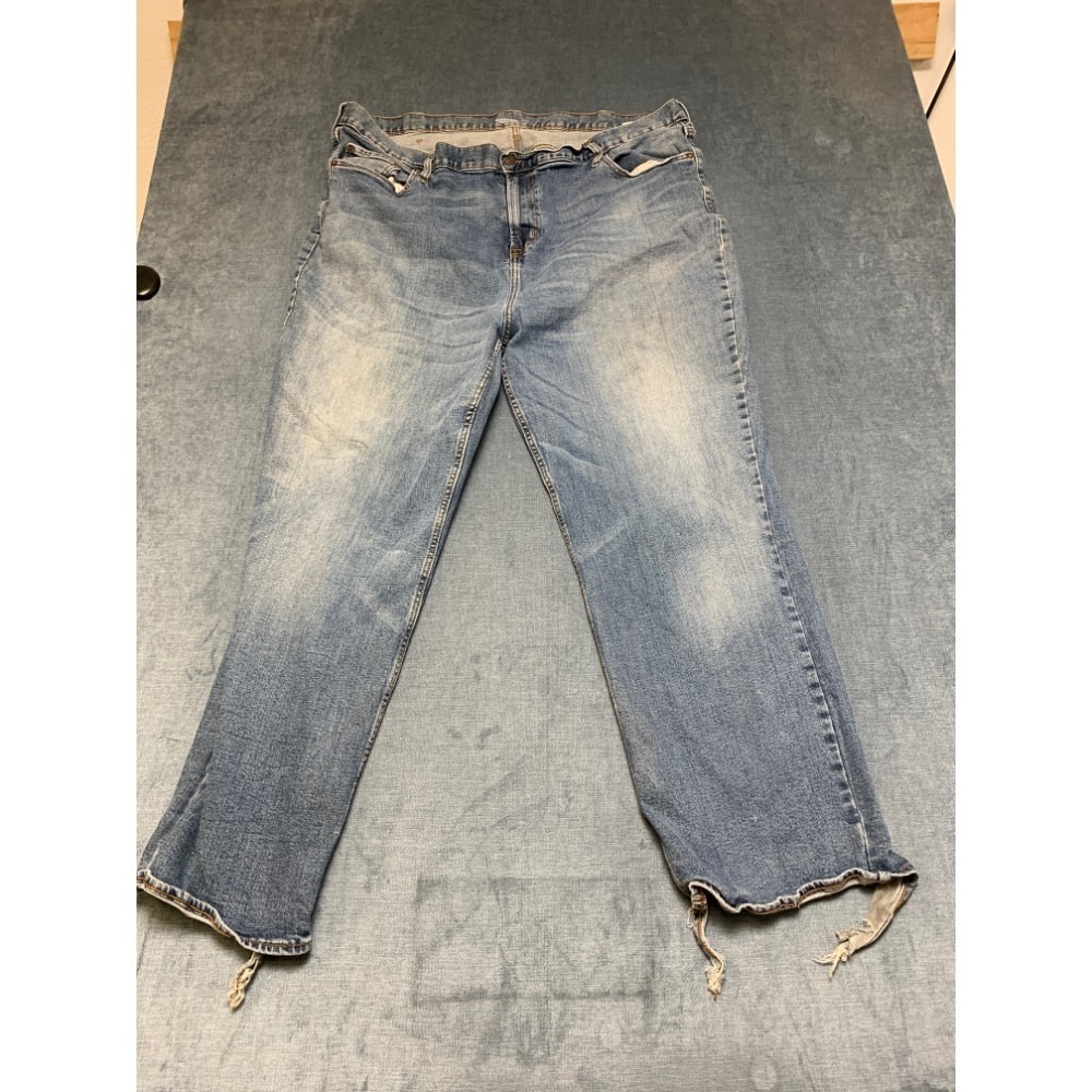 Old Navy Loose Built-In Flex Jeans Mens 46x32 Blue Cotton Stretch Medium Wash